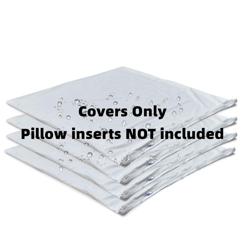 Kingnex Covers Only 4 Pack Waterproof Down Feather Proof Euro