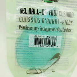 Moneysworth & Best Monesyworth & Best Gel Ball of Foot Cushions Insoles Inserts 1 Pair Nos