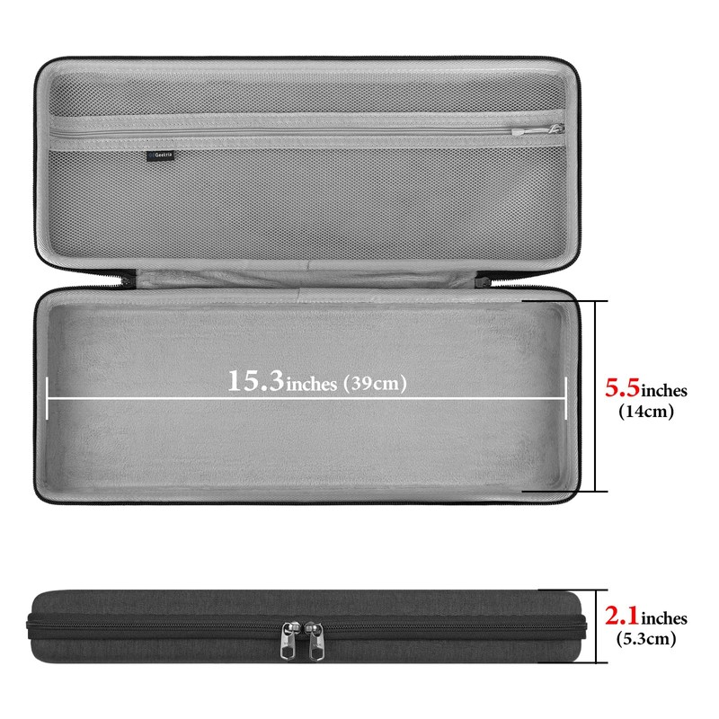 GEEKRIA 90%-96% Keyboard Case, Compatible with Keychron K4 / K4
