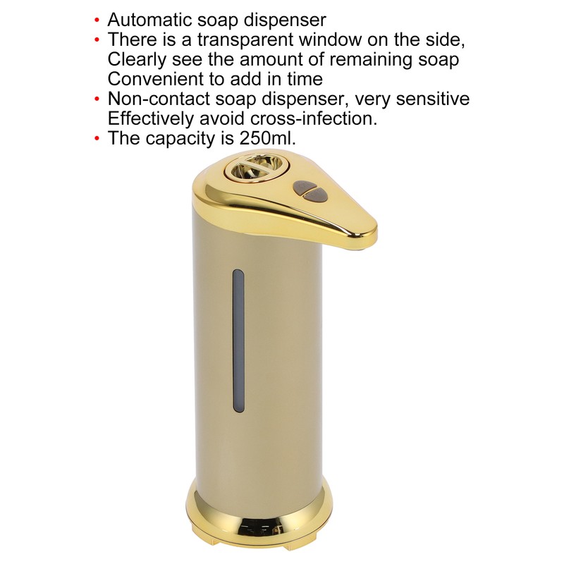 250ml Soap Dispenser Touchless Infrared Sensor Automatic Liquid Soap Dispenser