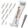10 Pcs 5 Inch Gutter Hangers with a Pre-Inserted Rust