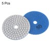 HARFINGTON 5pcs Diamond Polishing Pads 3" Grits 50 Wet/Dry Polish