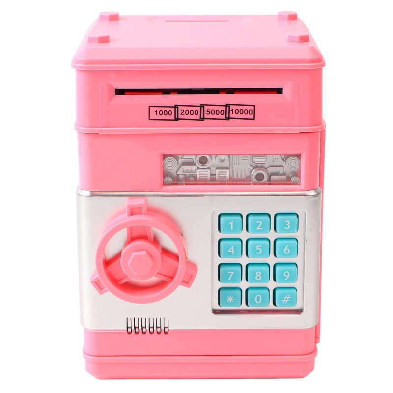 Children Money Storage Case Simulation Safe Box Shaped Password Lock