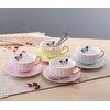 Jusalpha® Elegant Tea Cup and Saucer Set-Coffee Cup Set with