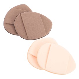 SAFIGLE Mini Double-Sided Powder Puff Set of 4 Ultra-Thin Makeup Applicators for Foundation and Concealer for Women and Travel