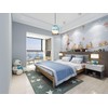 Am-Light Modern Ceiling Light with Pendant Owl Shade for Children's