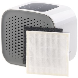 Newgen Medicals Mini Air Purifier: 3-in-1 Design USB Air Purifier, HEPA & Activated Carbon Filter, Ionizer (Air Conditioner, Air Purifier Desk, Air Freshener)