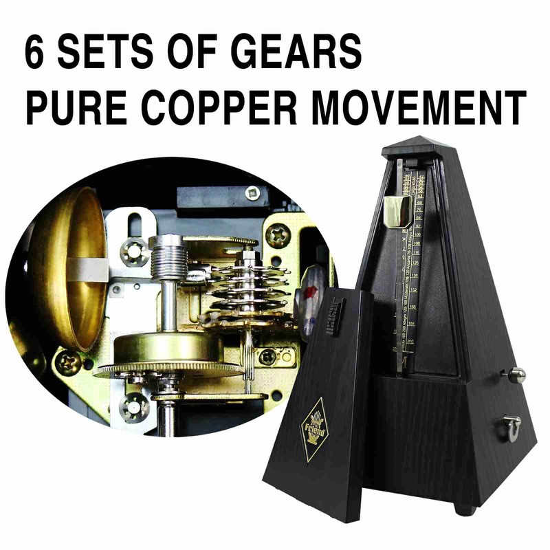 Mechanical metronome, universal music timer for piano, guitar, drums, violin