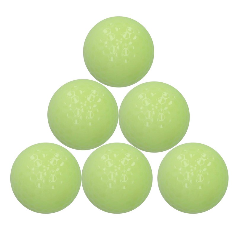 6 Pcs/Set Luminous Golf Ball Super Bright Luminous Golf Ball