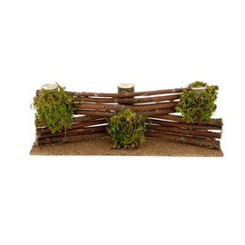 Nativity Set Fence 8" x 2.5" x 3" | Beautiful Handcrafted Christmas Heirloom | Made In Italy | Village Nativity Accessory | Home Decoration for Christmas