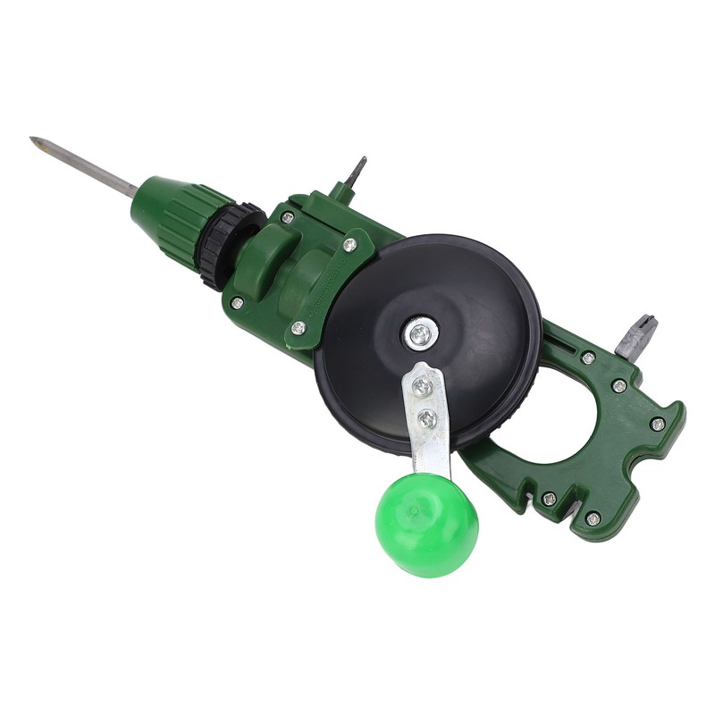 Multifunctional Hand Crank Drill Knife Sharpener Glass Cutter ABS Tool