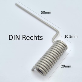 FlyEx Professional Spring Closer Tension Spring Return Spring Fly Screen Door Closer Spring Fly Screen Window Balcony Door (Dark Brown - Right)