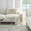 Homeroots 14" X 20" Beige Throw Pillow