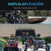 Par Faros Auxiliares De Redondos Led Niebla Jeep Wrangler Jk