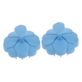 Healeved 2pcs Scalp Massager Household Scalp Brush Portable Hair Scraper Bath Brush Hair Cleaning Massager Safe Material