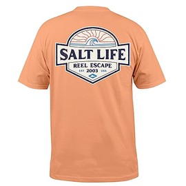 Salt Life Easy Days Short Sleeve Tee, Grapefruit, Small
