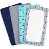 SPRINGSPIRIT Mini Crib Sheets Set Portable Crib Sheets for Pack