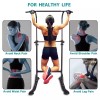Unbranded Height Adjustable Dip Station Pull Up Bar For Home