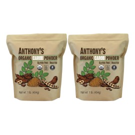 Algarroba En Polvo Anthony's Organic, 454 G, Sin Gluten Y Si