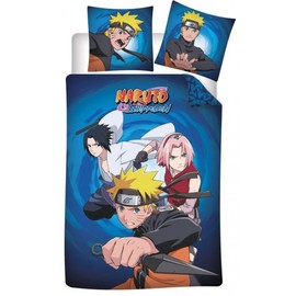 Aymax Funda Nordica Algodón 140 x 200 cm para Cama De 90 cm De Naruto