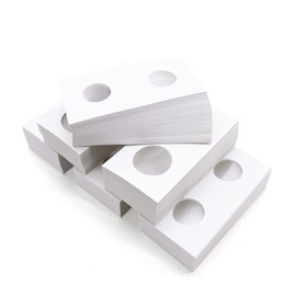 Elqater 300 Piece Coin Album Coin Storage Coin Paper Holders Coin Paper Clip 6 Assorted Sizes Coin Holders for Coin Protect