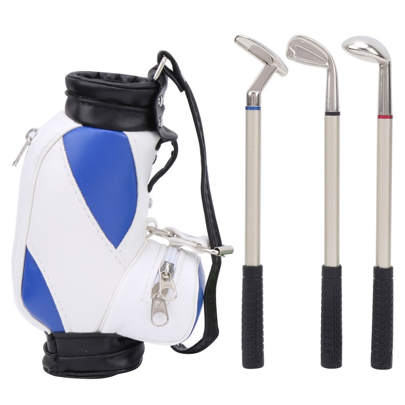 Mini Golf Pens Holder with Pen for Desk Decoration Golf