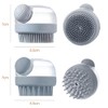 Georgex Cepillo Corporal Silicona Pcs Baño Lavar Cabello Bañarse Diluir