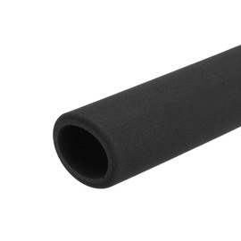 sourcing map Pipe Insulation Tube Foam Tubing for Handle Grip Support 35mm ID 47mm OD 395mm Length Heat Preservation Black