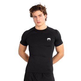 Venum Rashguard Uomo, Nero/Bianco, L