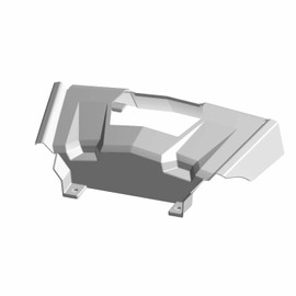 Polaris RZR Winch Cover, Router, Textured, Genuine OEM Part 5455943, Qty 1