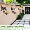KEHOUXRE 4 Pack Plant Hanger Hook,Outdoor & Indoor Hanging Basket