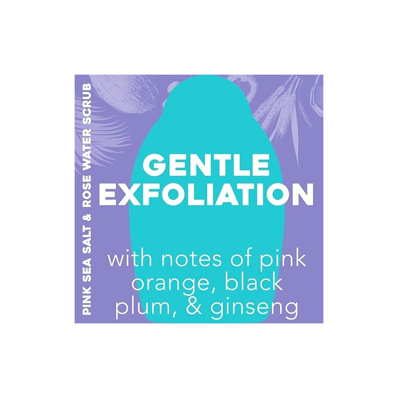 OGX, Body Wash de Sal Rosa y Agua de Rosas,