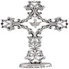 CA Gift QP00005 Confirmation Standing Filigree Cross with Dove, 5"