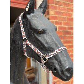 Equipride Horse Headcollar camouflage Print with Lead Rope Satin Fitting Full-M.Shetty (Camouflage Print, Full)