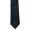TigerTie - Wide designer tie in black plain colour -