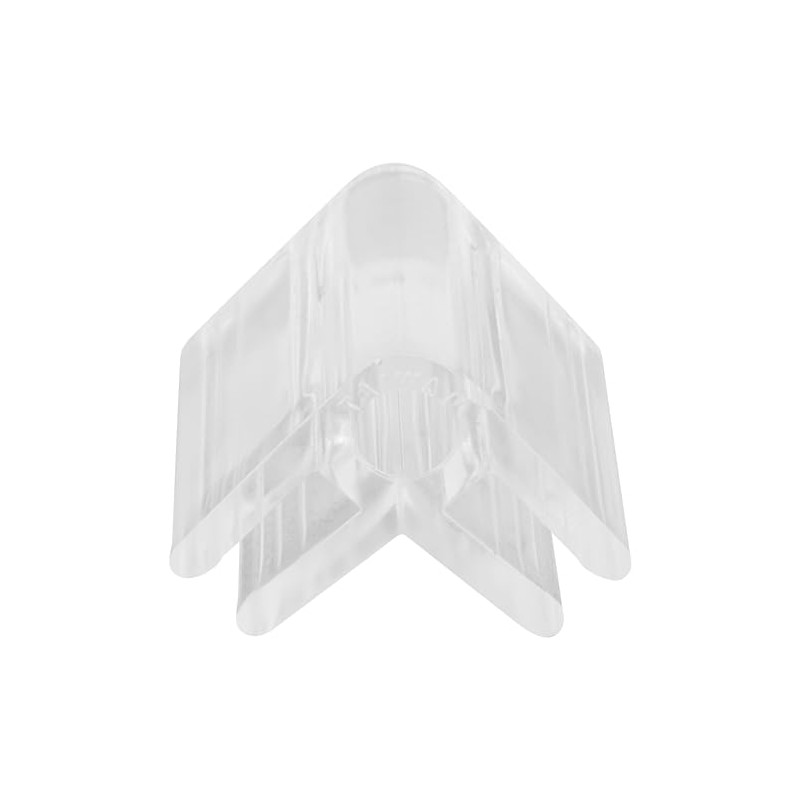 CRL CPDC2 Clear Plastic 90 Degree 2-Way Display Connector