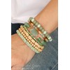 RIAH FASHION Bohemian Beaded Multi Layer Versatile Statement Bracelets -