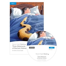 L4:Three Advs Holmes Bk & MP3 Pk: Text in English. 1700 headwords - Intermediate (Pearson English Readers, Level 4)