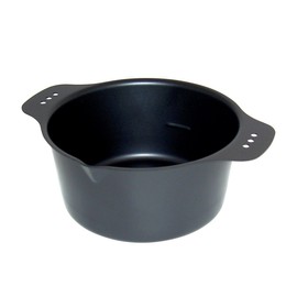 Sugiyama Metal Tempura Pot, Gray, 3.1 x 8.7 x 6.8 inches (8.0 x 22.0 x 17.2 cm), Mini Tempura