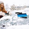 LTHERMELK 2-In-1 Ice Scraper And De-Icer For Car Windscreen With