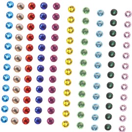 Mikinona 1440pcs Nail Rhinestones DIY Manicure Gems Craft DIY Rhinestone Ornaments Flatback Nail Charms Shiny Manicure Decorations