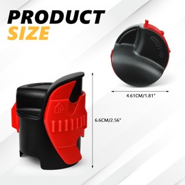 Ongfuwu 2PCS Motorcycle Fork Seal Cleaner Tool, Front Fork Seal Clean Tool, Universal Cleaning Shock Repairing Absorber Tool for 45mm-55mm, Dirt Bike Motorcycle Accessories (Red)
