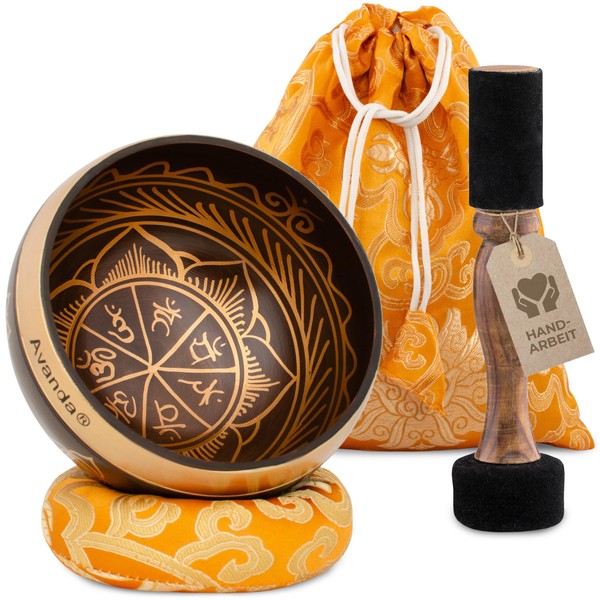 Tibetan Singing Bowl Set Chakra for Yoga, Meditation and Relaxation