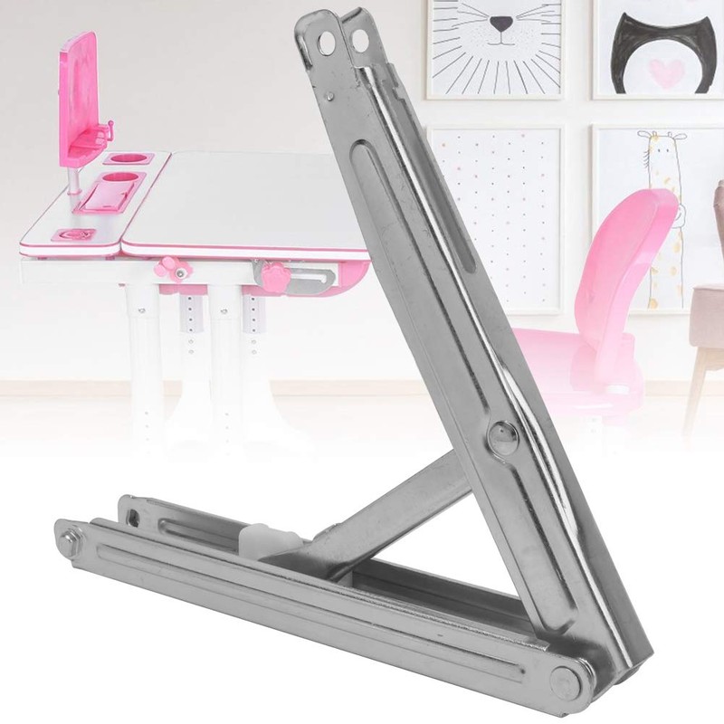 Multi-Level Folding Hinge, Zinc Alloy and Iron, Silver, 0-70 Degree