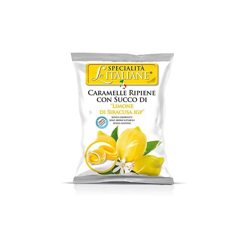 Serra Le Italiane, Italian Natural Hard Candy Filled With Lemon