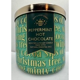 Generic Peppermint & Hot Chocolate 14.5 Ounce 3 Wick Candle