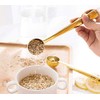 Coffee Scoop with Bag Clip, Stainless Steel Long Handled Tea