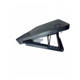 Misorel  Soporte Laptop Ventilador Enfriado Posiciones Luz Led