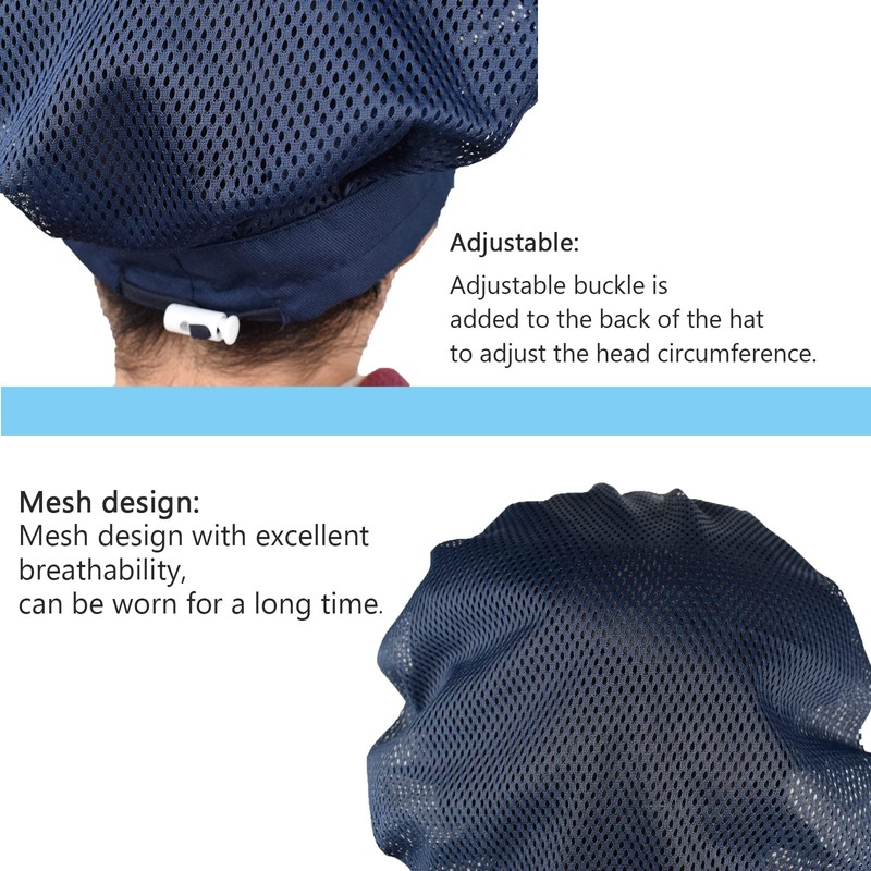 Nanxson CF9061 Unisex Chef's Hat Work Hat Mesh Dust Hat