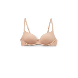 Intimissimi Woman's The Silky Touch Microfiber Gioia Super Push-Up Bra in Natural, Size 36C